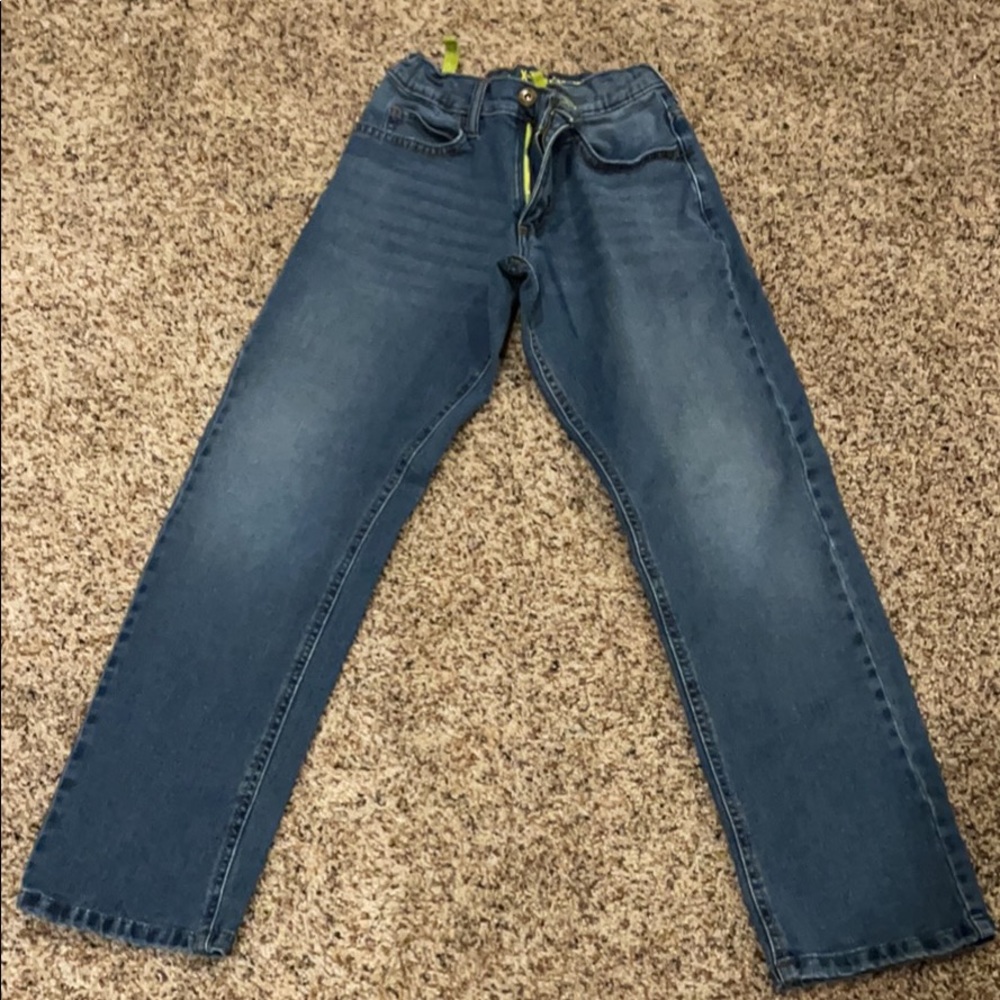 4 pairs boys Lee jeans 12 slim adjustable waist - Picture 4 of 6